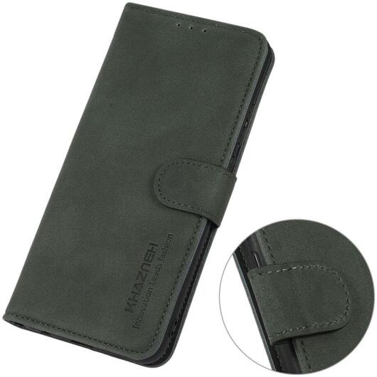 KHAZNEH Motorola Moto G53/G13/G23 Hoesje Retro Wallet Book Case Groen afbeelding 5