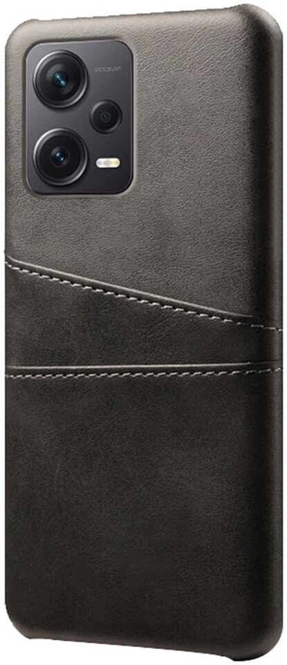 Xiaomi Redmi Note 12 Pro Plus Hoesje met Kaarthouder Back Cover Zwart afbeelding 1