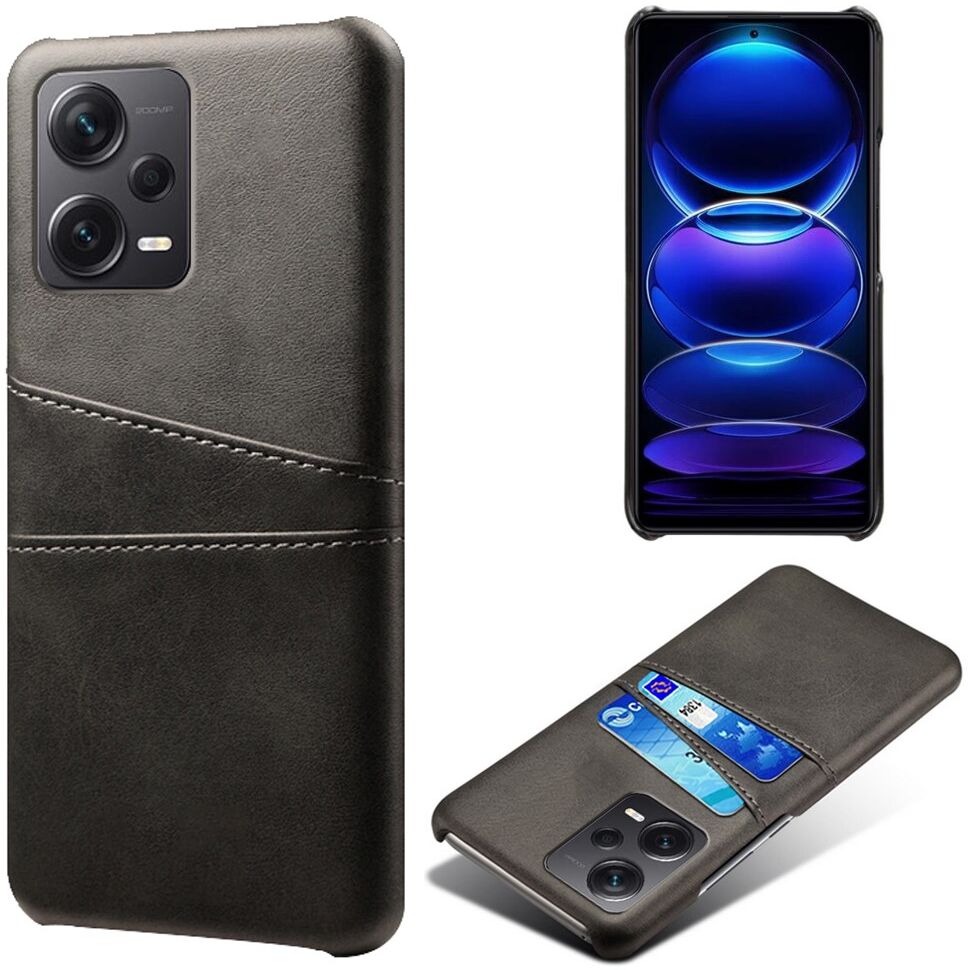 Xiaomi Redmi Note 12 Pro Plus Hoesje met Kaarthouder Back Cover Zwart afbeelding 3