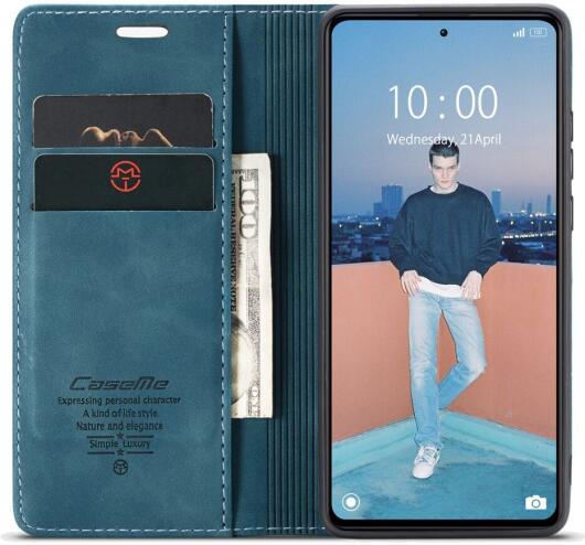 CaseMe 013 Xiaomi Redmi Note 12 5G / Poco X5 Hoesje Book Case Blauw afbeelding 1
