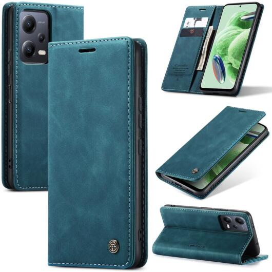 CaseMe 013 Xiaomi Redmi Note 12 5G / Poco X5 Hoesje Book Case Blauw afbeelding 2