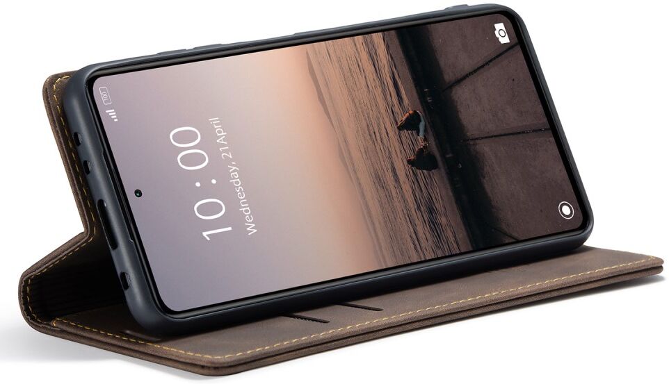CaseMe 013 Xiaomi Redmi Note 12 Pro Plus Hoesje Book Case Coffee afbeelding 11