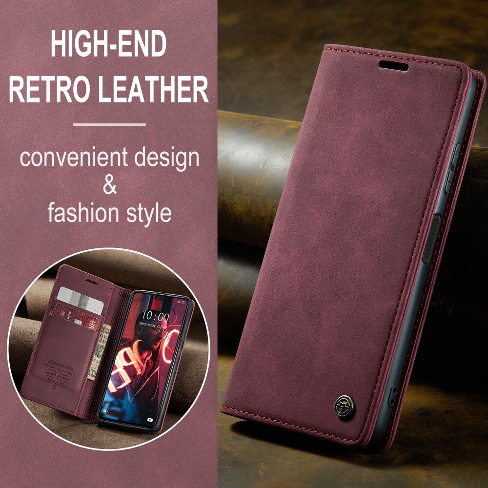 CaseMe 013 Xiaomi Redmi Note 12 Pro Plus Hoesje Book Case Rood afbeelding 6