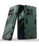 OnePlus 11 Hoesje Shockproof Kickstand Back Cover Groen