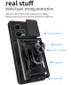 Xiaomi Redmi Note 12 5G/Poco X5 Hoesje Camera Slider Kickstand Rood