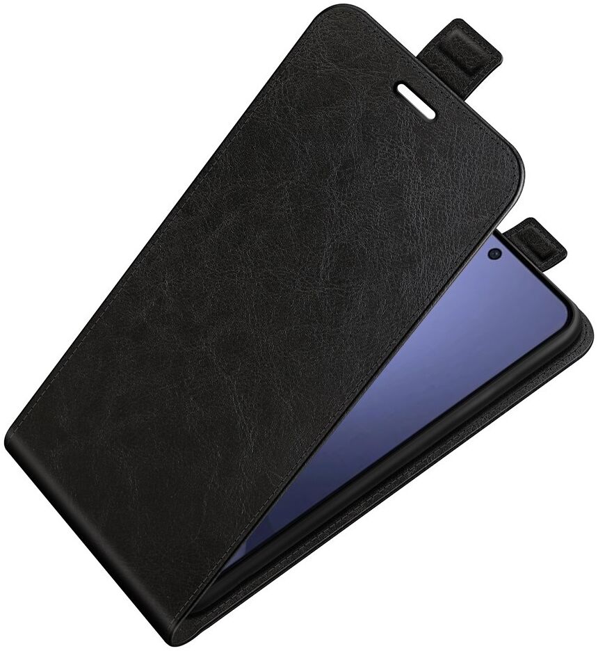 Xiaomi 13 Hoesje Verticale Flip Wallet Case Kunstleer Zwart afbeelding 3