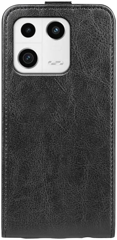 Xiaomi 13 Hoesje Verticale Flip Wallet Case Kunstleer Zwart afbeelding 10