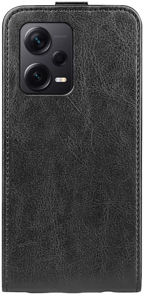 Xiaomi Redmi Note 12 Pro Plus Hoesje Verticale Flip Kunstleer Zwart afbeelding 6
