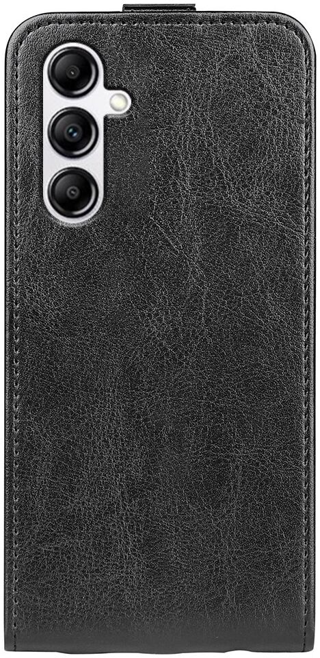 Samsung Galaxy A34 Hoesje Verticale Flip Wallet Case Kunstleer Zwart afbeelding 8
