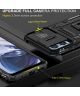 Motorola Moto E22/E22i Hoesje Magnetische Kickstand Back Cover Zwart