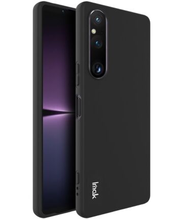 IMAK UC-3 Sony Xperia 1 V Hoesje Dun TPU Back Cover Zwart Hoesjes