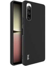 IMAK UC-3 Sony Xperia 10 V Hoesje Dun TPU Back Cover Zwart
