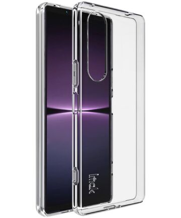 IMAK UX-5 Series Sony Xperia 1 V Hoesje Flexibel TPU Transparant Hoesjes