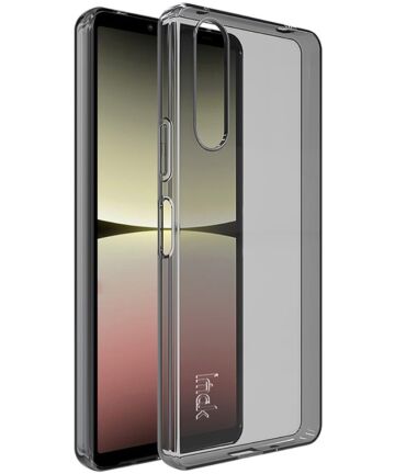 IMAK UX-5 Series Sony Xperia 10 V Hoesje Flexibel TPU Zwart Hoesjes