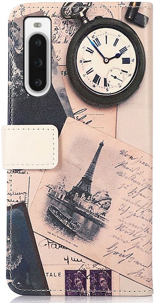 Sony Xperia 10 V Hoesje Portemonnee Book Case Eiffeltoren Print afbeelding 7