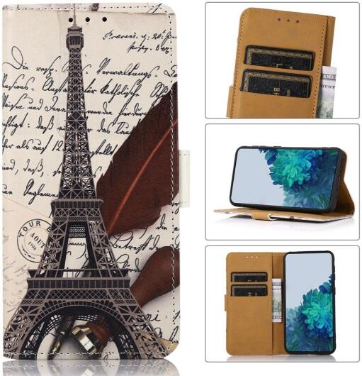 Sony Xperia 10 V Hoesje Portemonnee Book Case Eiffeltoren Print afbeelding 5