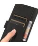 KHAZNEH Sony Xperia 10 V Hoesje Retro Wallet Book Case Zwart