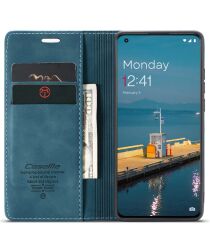 CaseMe 013 OnePlus 11 Hoesje Book Case met Pasjeshouder Blauw