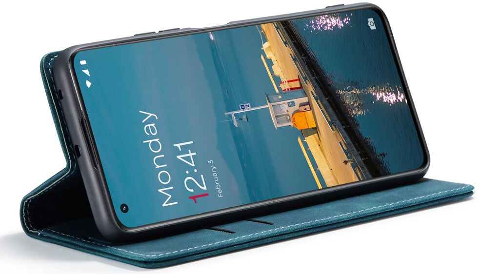 CaseMe 013 OnePlus 11 Hoesje Book Case met Pasjeshouder Blauw afbeelding 7
