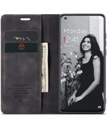 CaseMe 013 OnePlus 11 Hoesje Book Case met Pasjeshouder Zwart