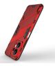 Xiaomi Redmi Note 12 Hoesje Shockproof Kickstand Back Cover Rood