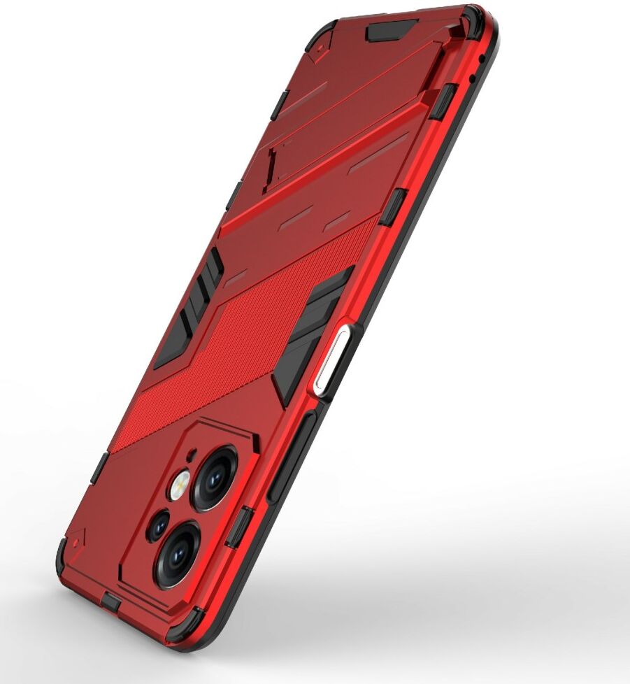 Xiaomi Redmi Note 12 Hoesje Shockproof Kickstand Back Cover Rood afbeelding 4