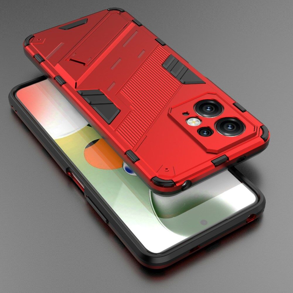 Xiaomi Redmi Note 12 Hoesje Shockproof Kickstand Back Cover Rood afbeelding 6