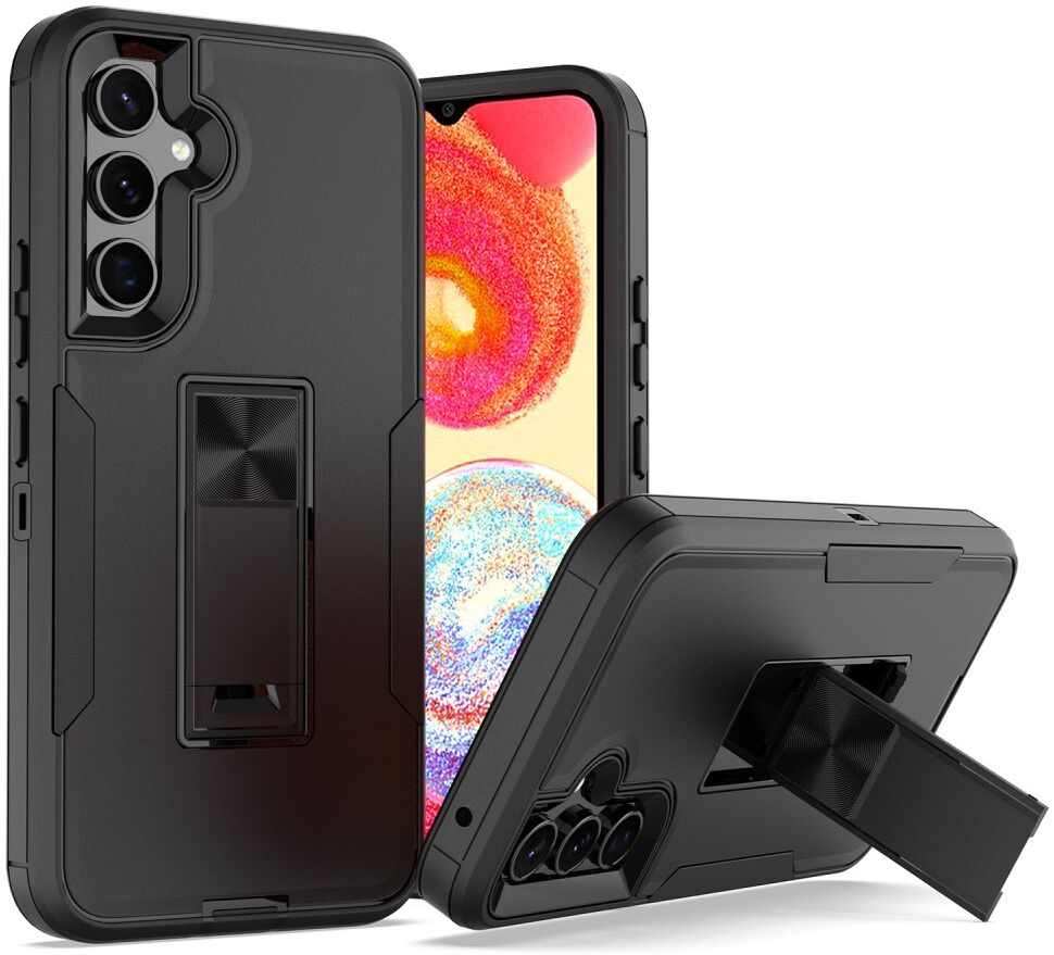 Samsung Galaxy A54 Hoesje Kickstand Back Cover met Magneet Zwart afbeelding 1