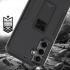 Samsung Galaxy A54 Hoesje Kickstand Back Cover met Magneet Zwart afbeelding 3