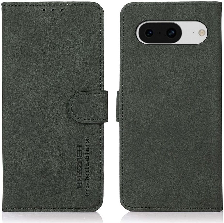 KHAZNEH Google Pixel 8 Hoesje Kunstleer Wallet Book Case Groen afbeelding 2