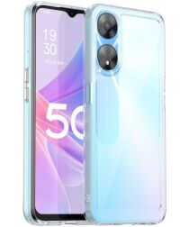 Oppo A58 5G / A78 5G Hoesje Acryl Back Cover Transparant