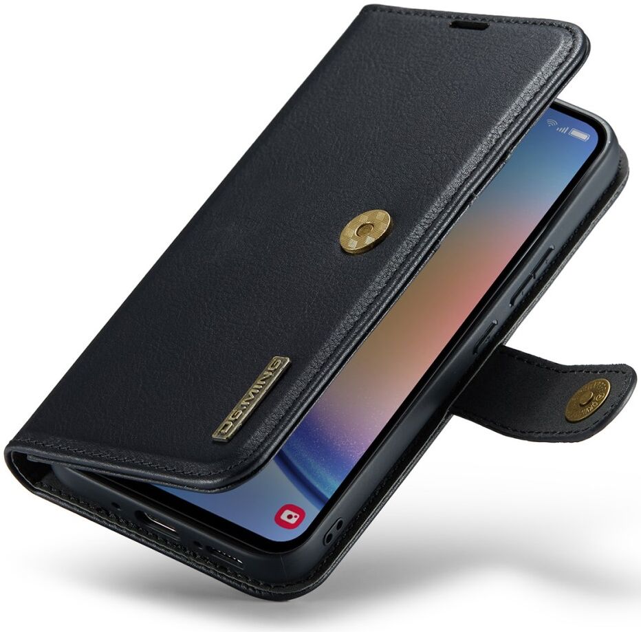 DG Ming Samsung Galaxy A34 Hoesje Retro Wallet Book Case Zwart afbeelding 7