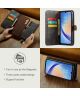 DG Ming Samsung Galaxy A34 Hoesje Retro Wallet Book Case Grijs