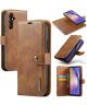 DG Ming Samsung Galaxy A54 Hoesje Retro Wallet Book Case Bruin