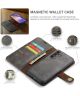 DG Ming Samsung Galaxy A54 Hoesje Retro Wallet Book Case Grijs