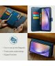 DG Ming Samsung Galaxy A54 Hoesje Retro Wallet Book Case Blauw