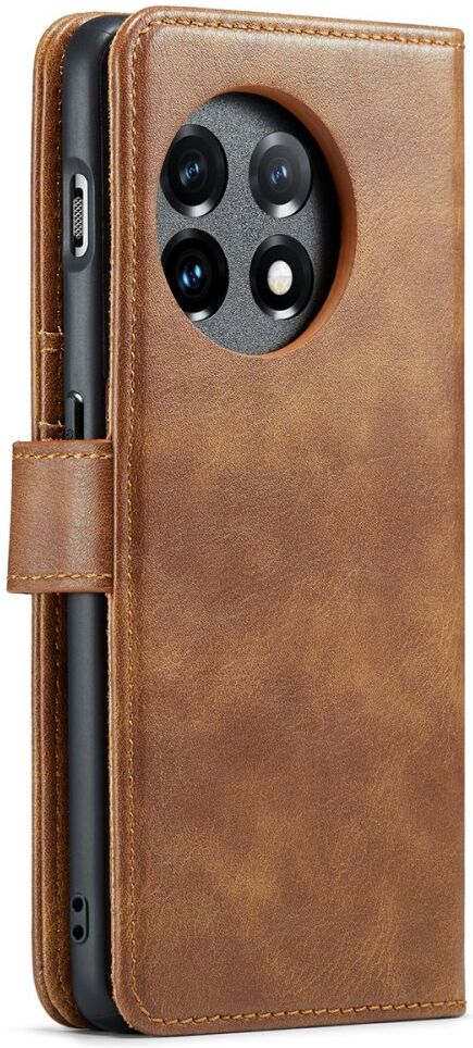DG Ming OnePlus 11 Hoesje Retro Wallet Book Case Bruin afbeelding 9