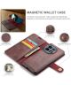 DG Ming OnePlus 11 Hoesje Retro Wallet Book Case Rood