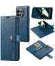 DG Ming OnePlus 11 Hoesje Retro Wallet Book Case Blauw