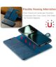 DG Ming OnePlus 11 Hoesje Retro Wallet Book Case Blauw