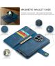 DG Ming OnePlus 11 Hoesje Retro Wallet Book Case Blauw