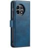 DG Ming OnePlus 11 Hoesje Retro Wallet Book Case Blauw