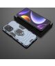 Xiaomi Poco F5 Hoesje met Magnetische Kickstand Ring Blauw