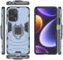 Xiaomi Poco F5 Hoesje met Magnetische Kickstand Ring Blauw afbeelding 7