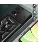 Xiaomi Redmi Note 12 Pro Plus Hoesje Camera Slider Kickstand Zwart