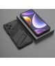 Xiaomi Poco F5 Hoesje Shockproof Kickstand Back Cover Zwart