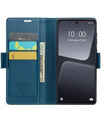 CaseMe 023 Xiaomi 13 Hoesje Portemonnee Book Case Blauw