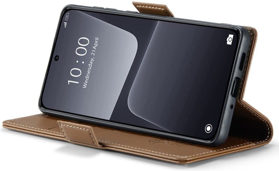 CaseMe 023 Xiaomi 13 Hoesje Portemonnee Book Case Bruin afbeelding 16