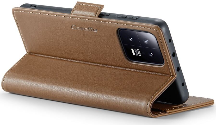 CaseMe 023 Xiaomi 13 Hoesje Portemonnee Book Case Bruin afbeelding 17