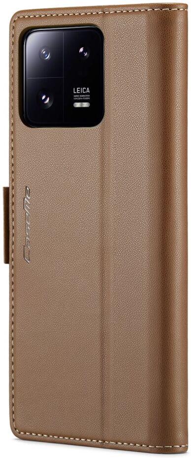 CaseMe 023 Xiaomi 13 Pro Hoesje Portemonnee Book Case Bruin afbeelding 14